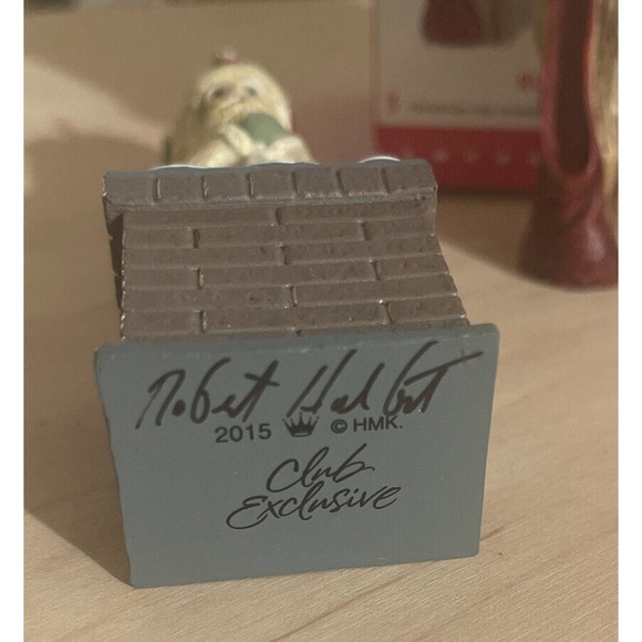 Hallmark Keepsake RUSTIC SANTA 2003 Ornament Club Exclusive SET Of 3 NIB Signed - Picture 2 of 4